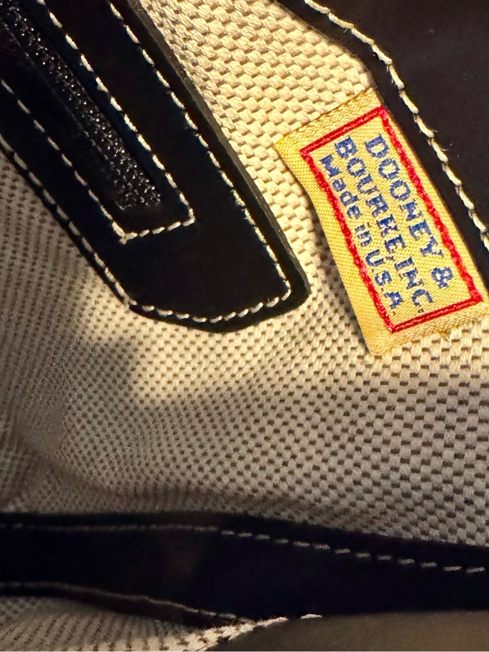 Dooney & Bourke Black Logo Hobo with Silver-Tone Hardware - Picture 7 of 7